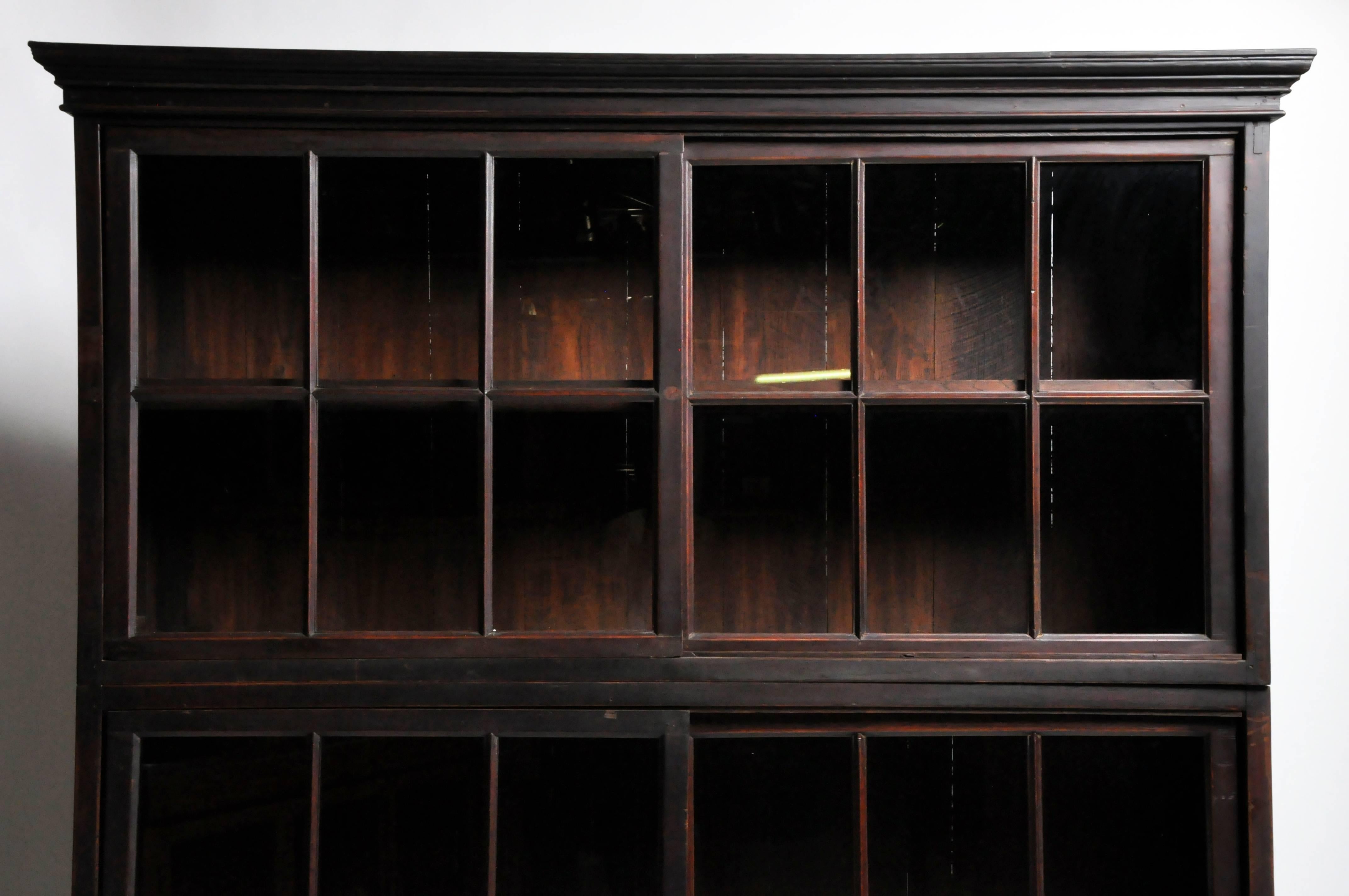 20th Century Impressive British Colonial Bookcase