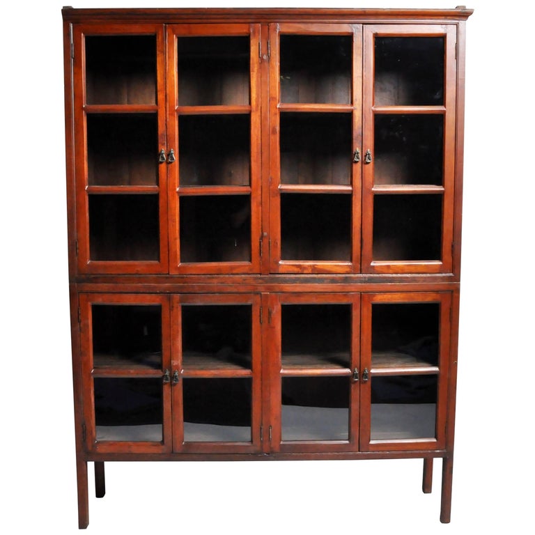 Impressive British Colonial Bookcase at 1stDibs