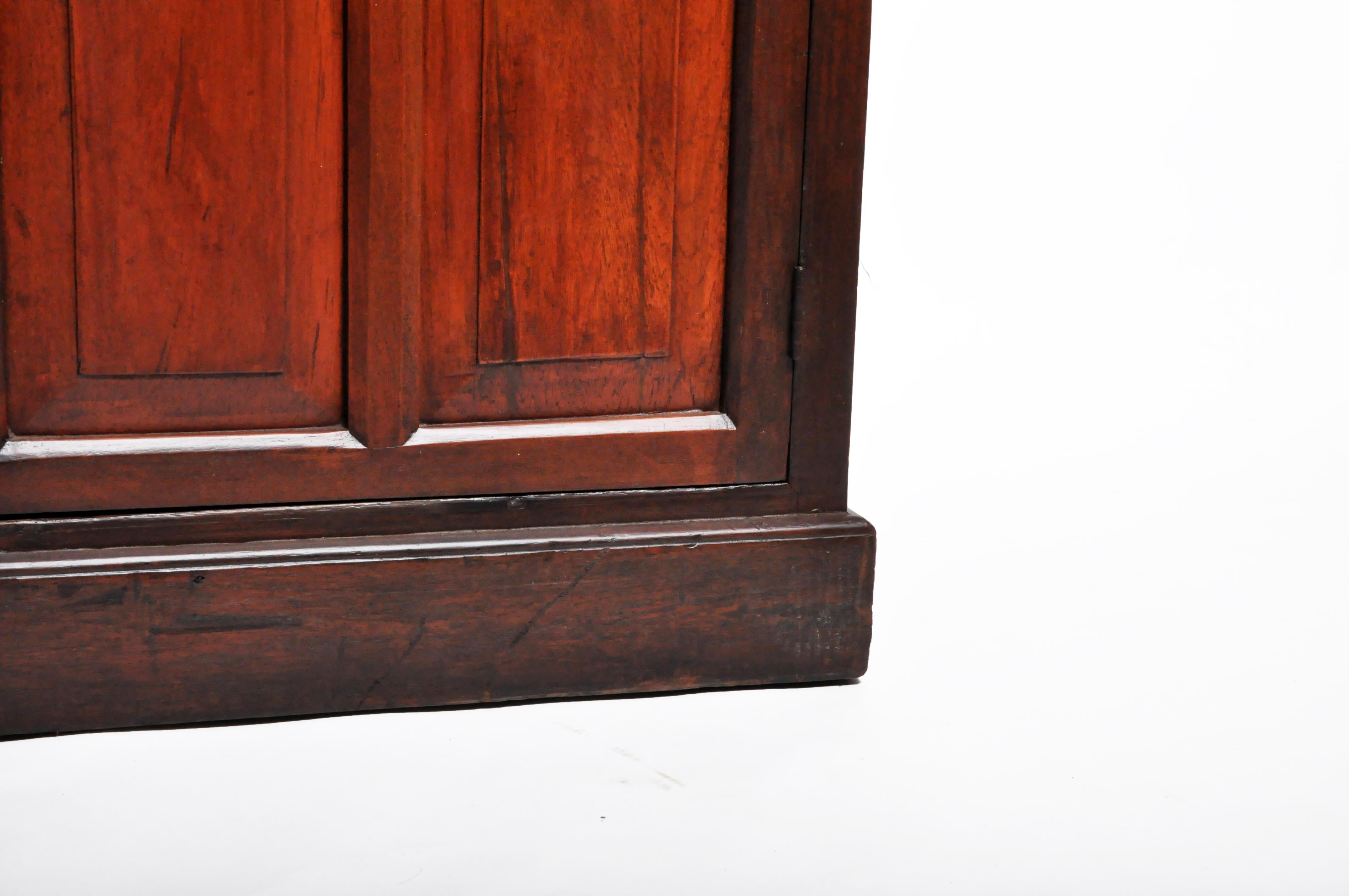 Impressive British Colonial Teak Wood Bookcase 4