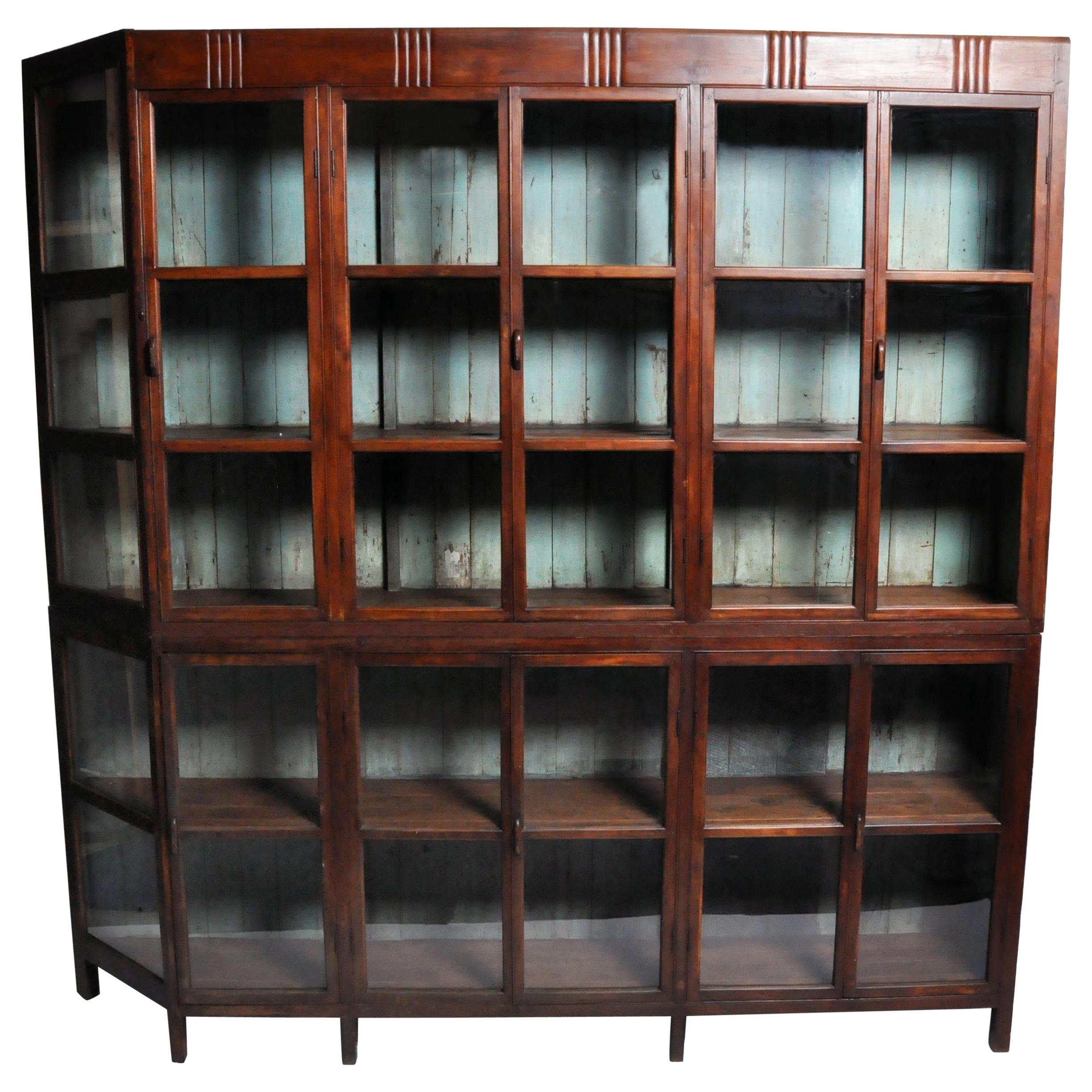 Steel and Wood Bookcase For Sale at 1stdibs