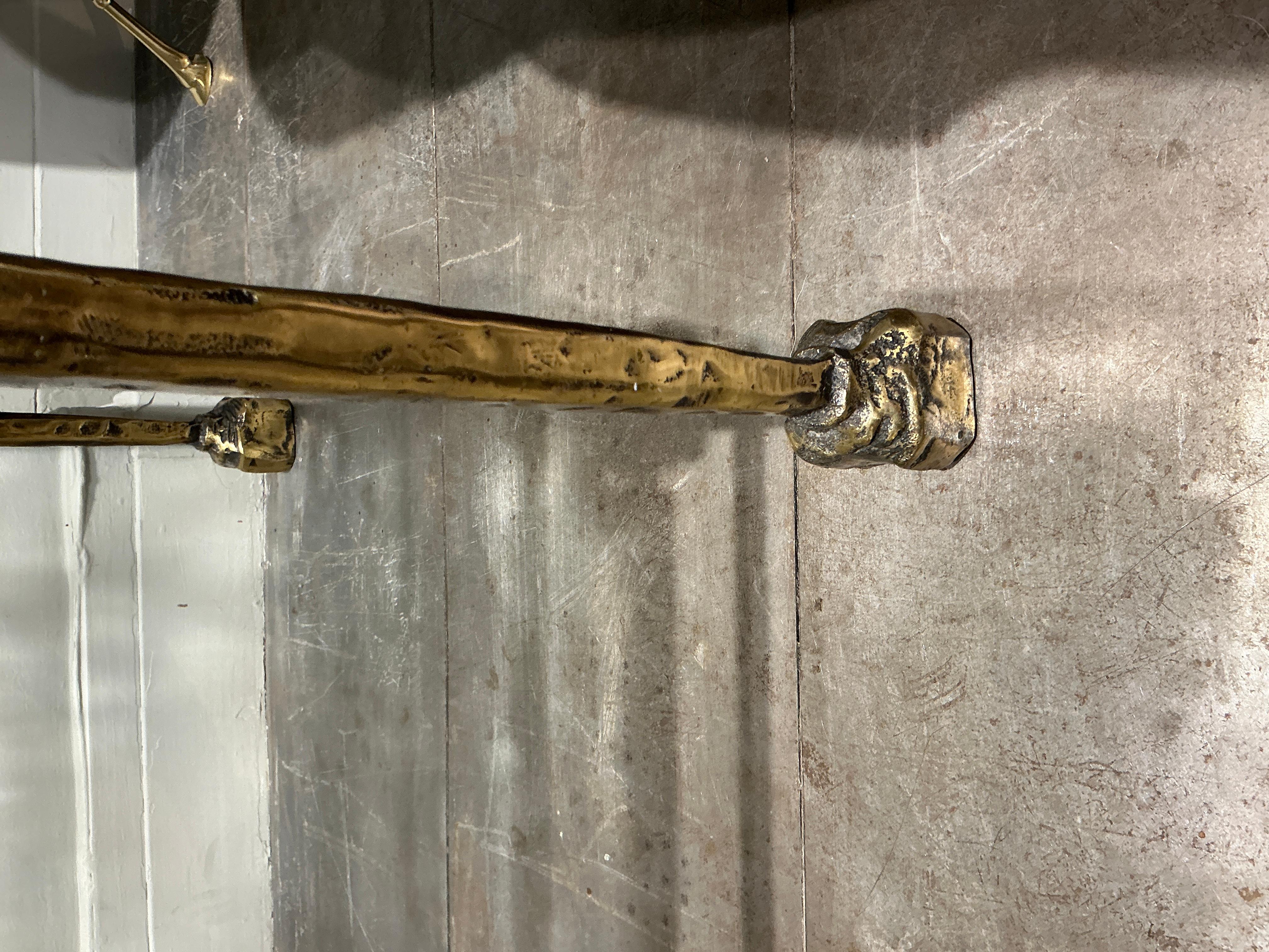 Mid-Century Modern Impressionnante table basse en bronze dans le style de Lothar Klute - signée en vente