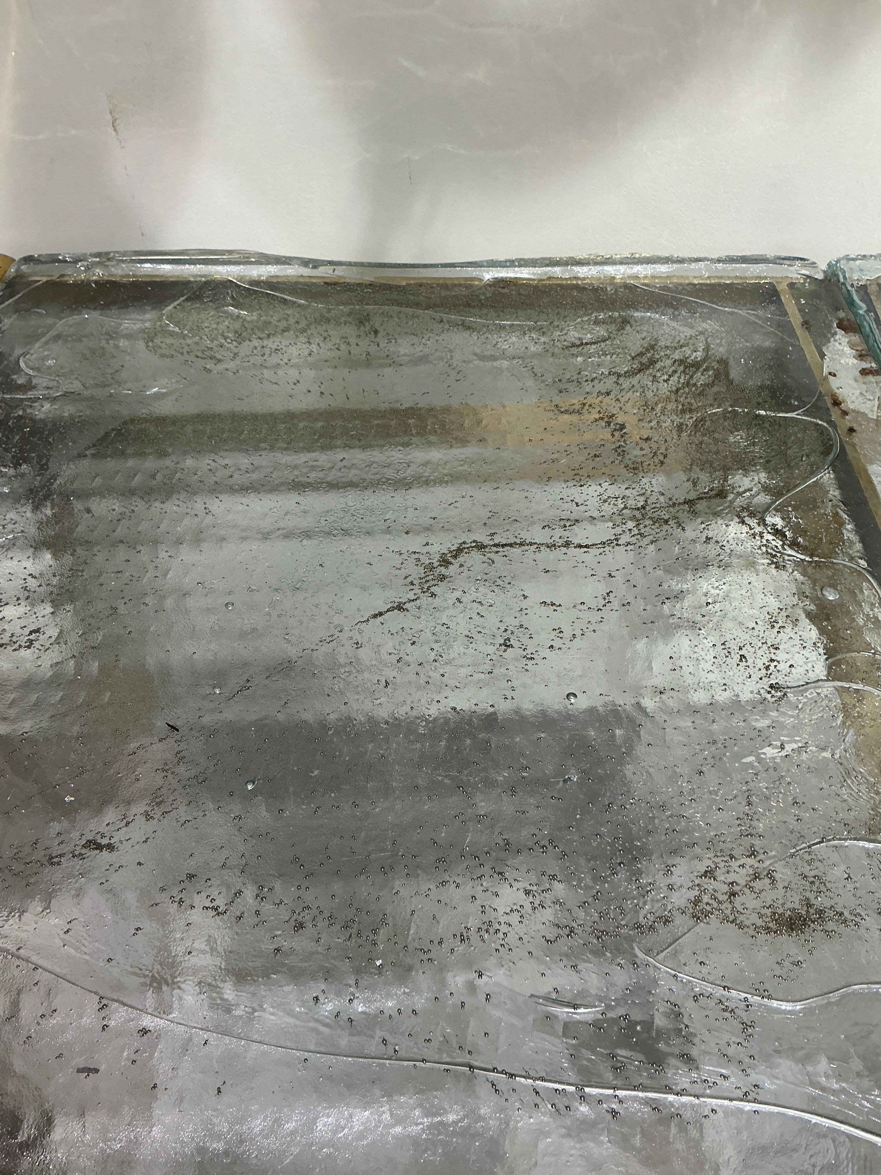 Fin du 20e siècle Impressionnante table basse en bronze dans le style de Lothar Klute - signée en vente