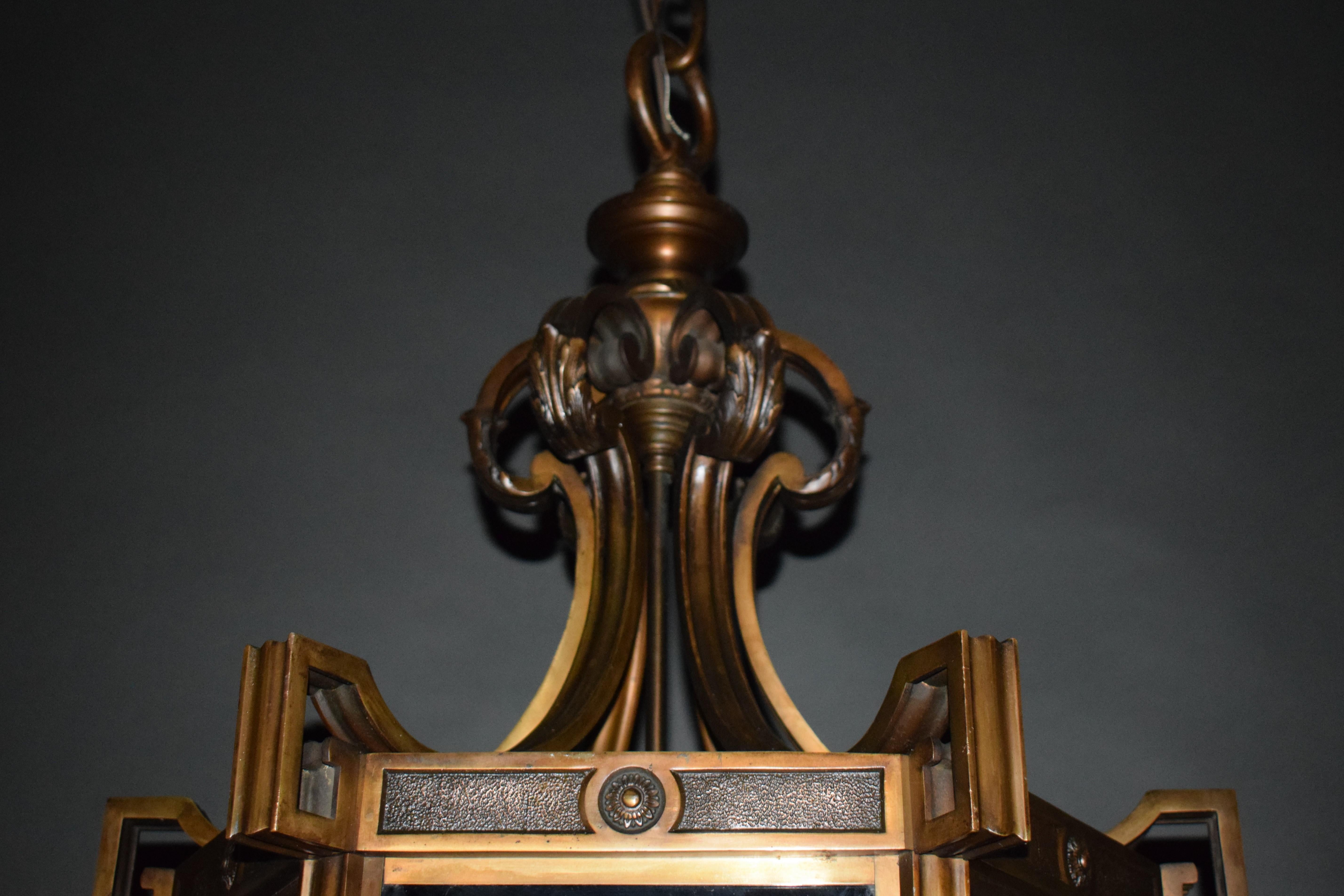 Impressive Bronze Lantern For Sale 4