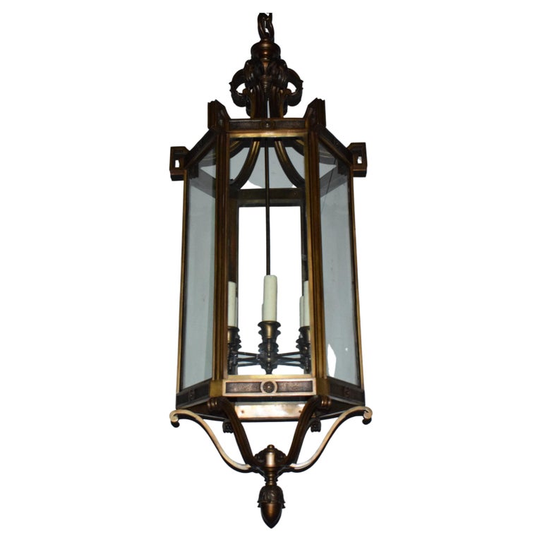 Impressive Bronze Lantern For Sale at 1stDibs