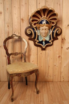 Impressive Bust Of A Woman In Choisy Le Roi Art Nouveau Faience