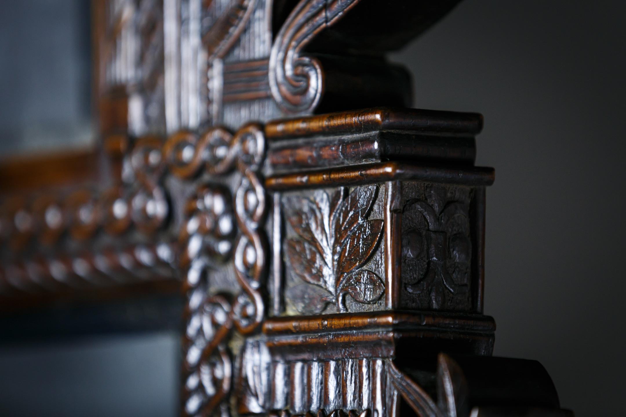 Impressive Carved Mirror For Sale 6