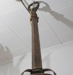 Impressive Carved Wood Chandelier