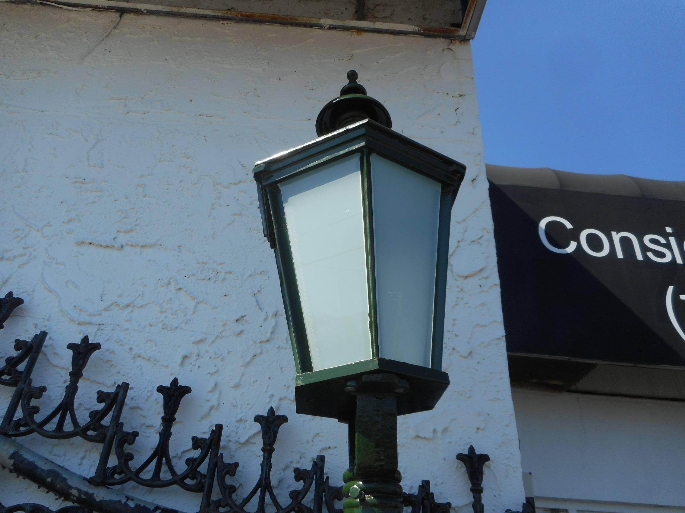 cast iron street lamps