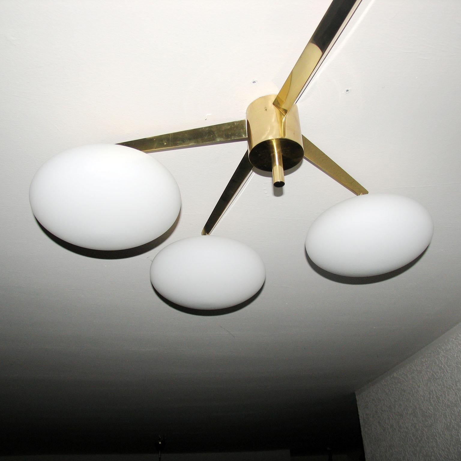 Impressive Ceiling Lamp in Italian Midcentury Style 1