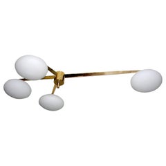 Impressive Ceiling Lamp in Italian Midcentury Style