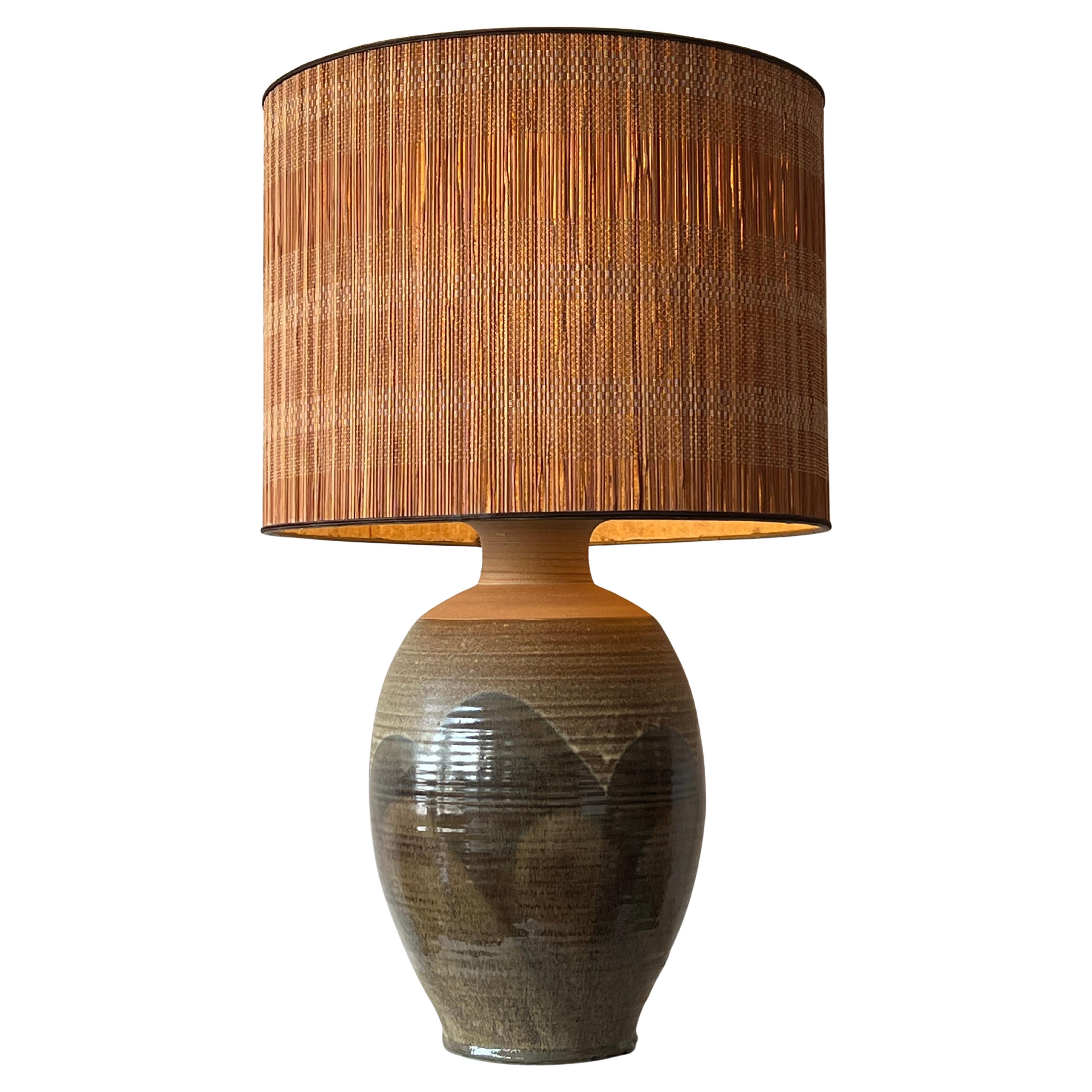 Impressive Ceramic Lamp By David Cressey ca' 1960's For Sale