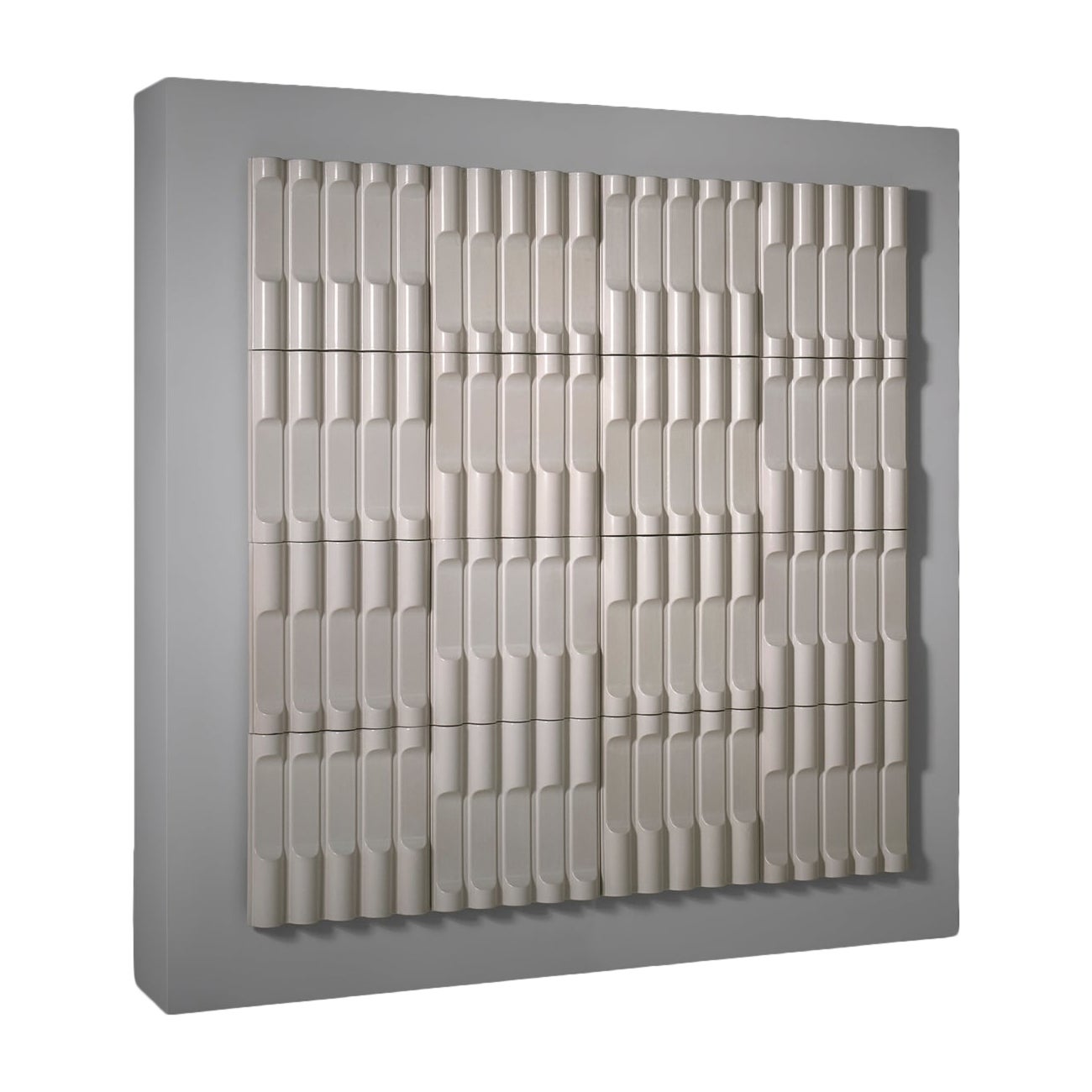 Beeindruckendes keramisches Wandrelief von Nino Caruso, Italien 1972