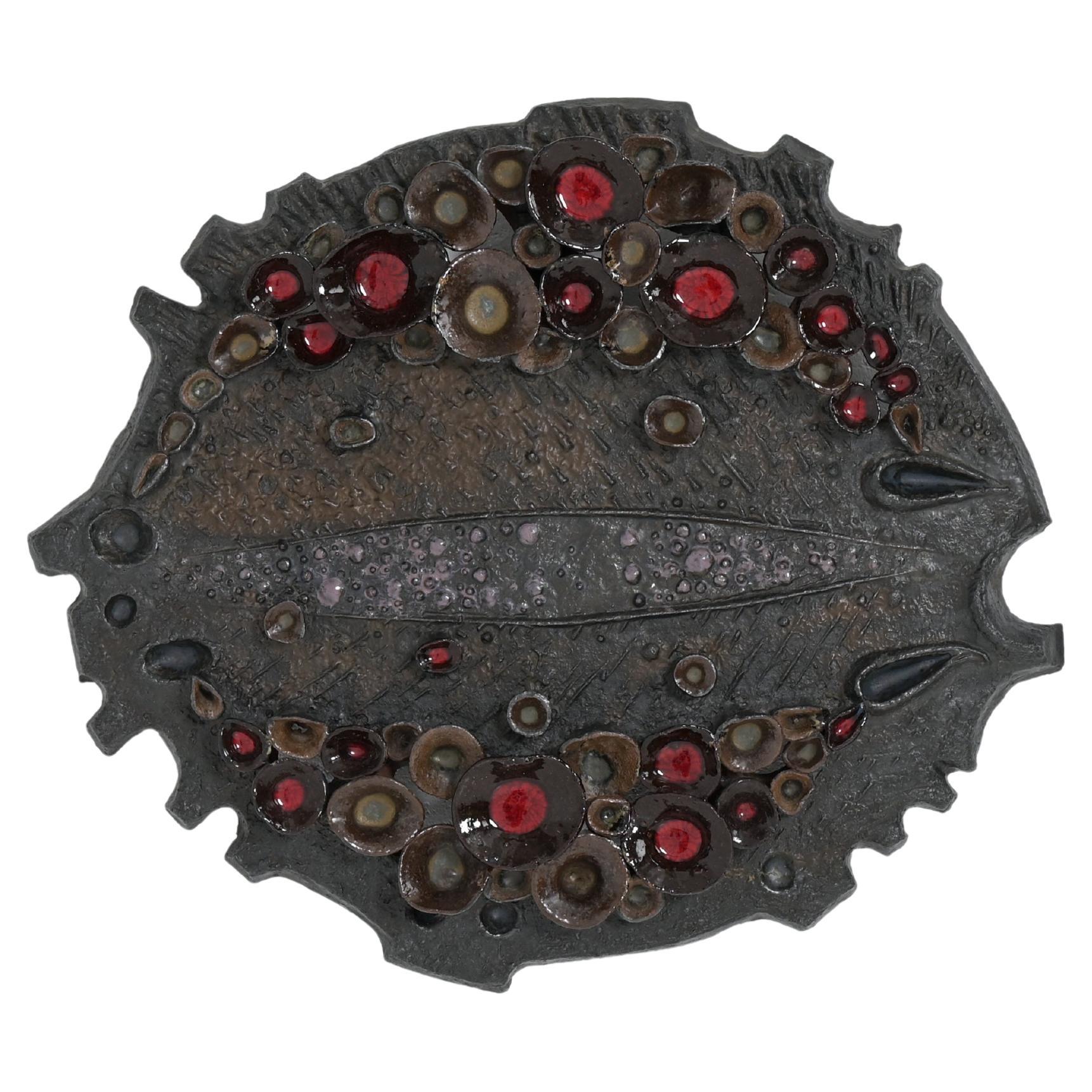 Impressive ceramic wall sculpture by Amphora
