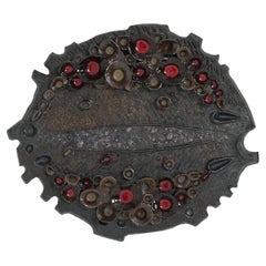 Impressive ceramic wall sculpture by Amphora