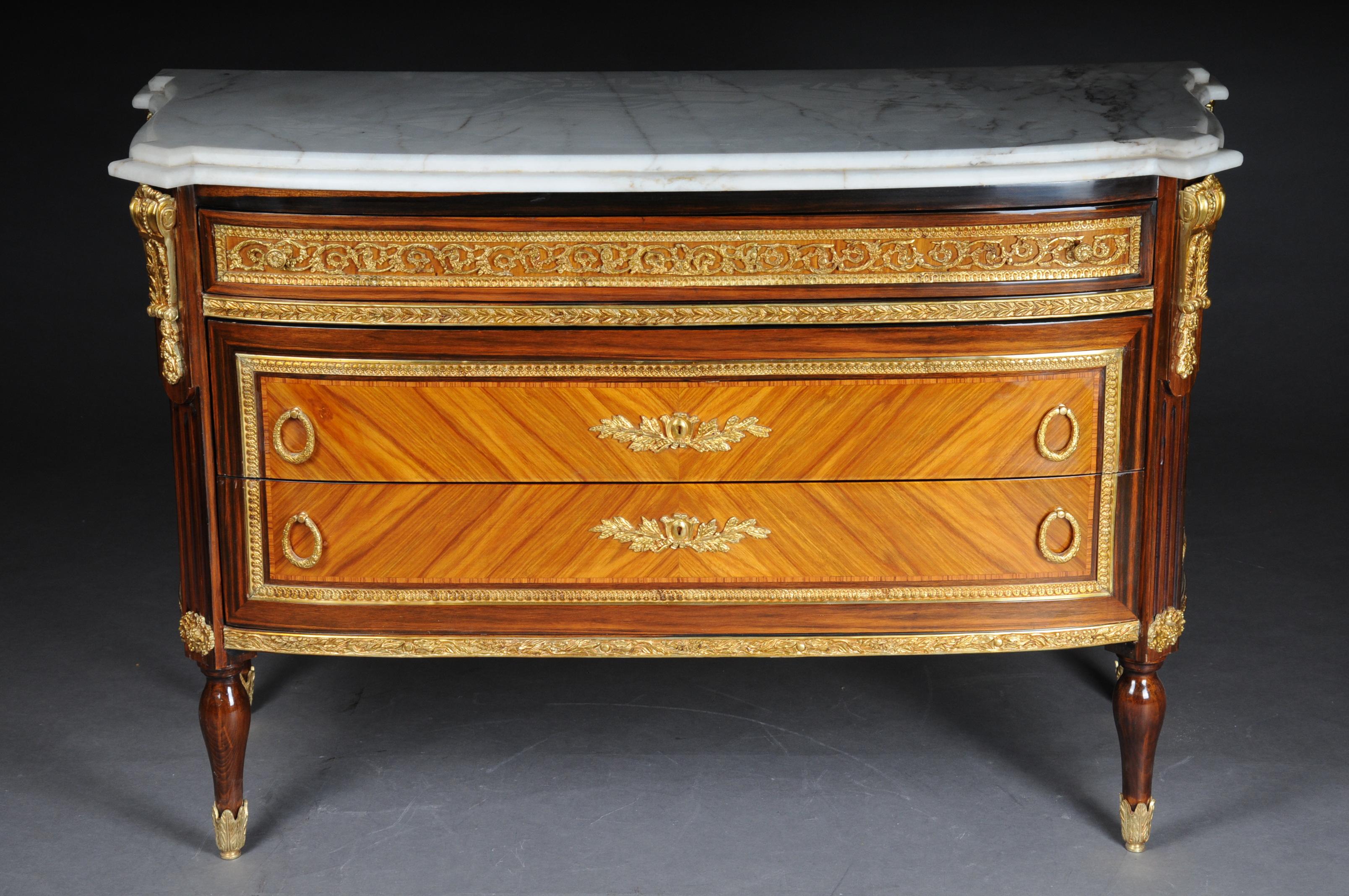 French Impressive Chest of Drawers Sideboard in Louis XVI For Sale
