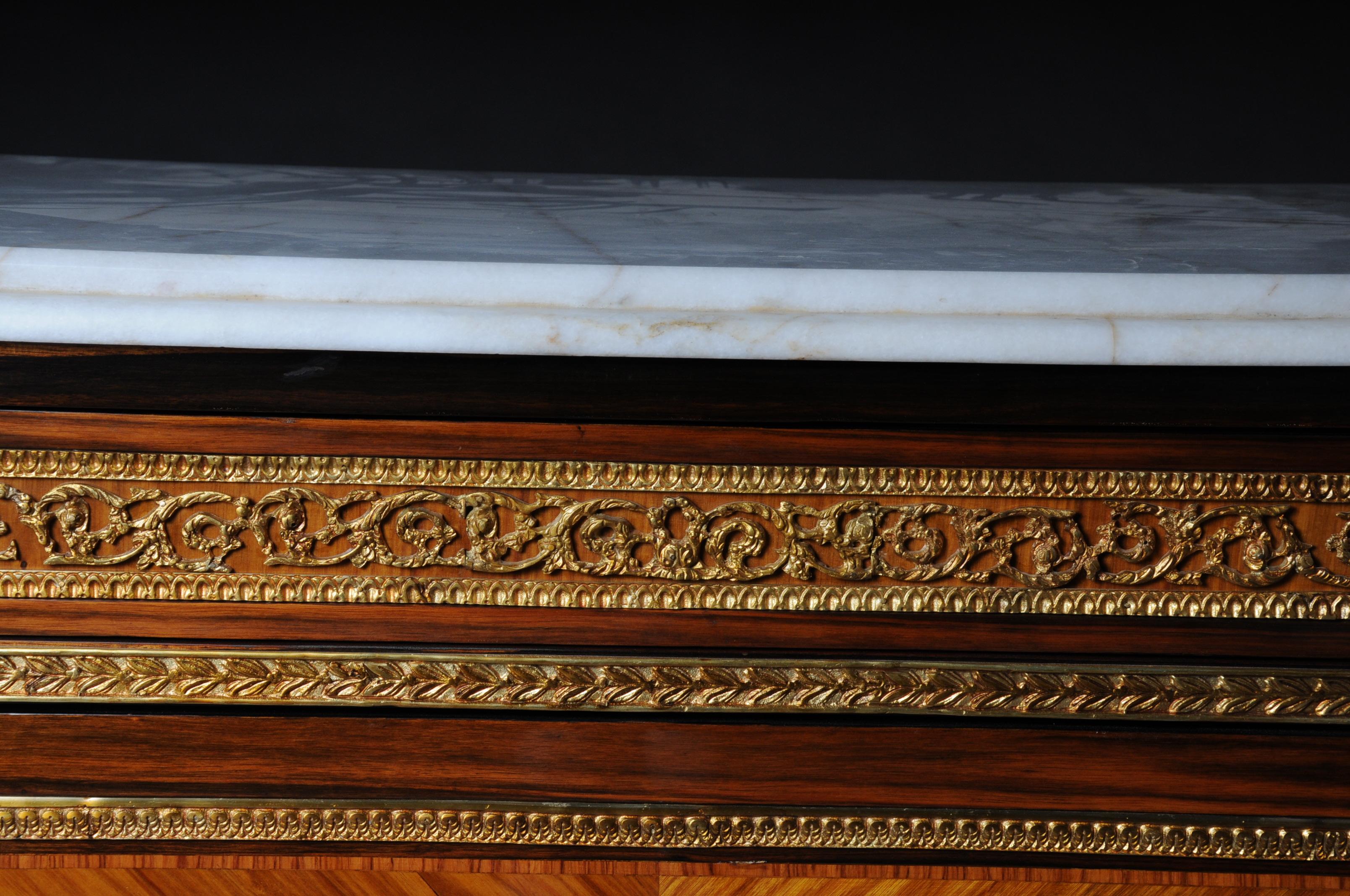 Gilt Impressive Chest of Drawers Sideboard in Louis XVI