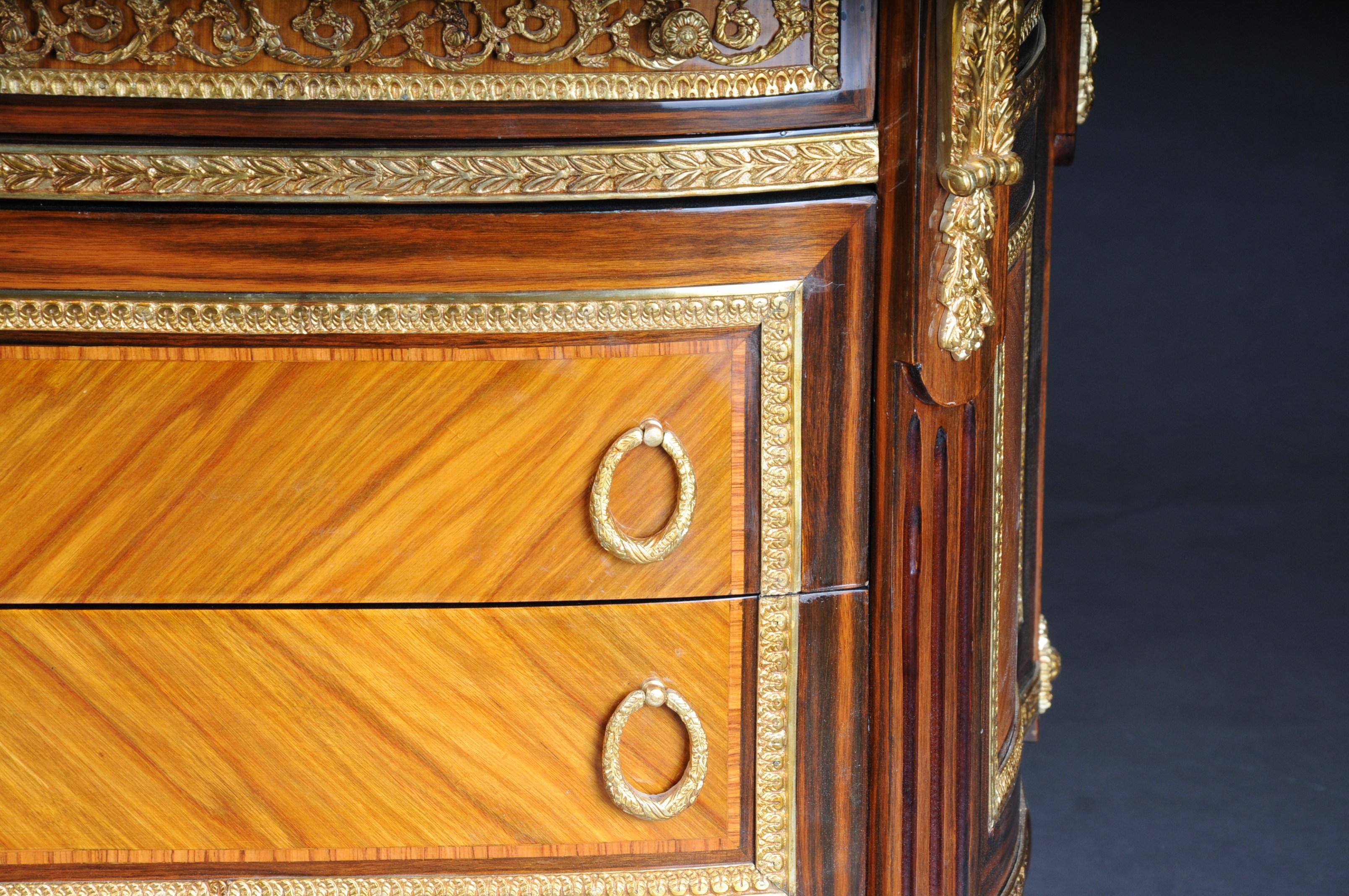Marble Impressive Chest of Drawers Sideboard in Louis XVI