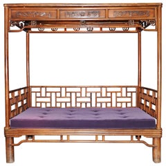 Antique Impressive Chinese Day Bed