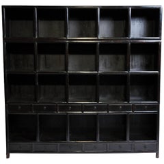 Impressive Chinese Display Cabinet with 12 Drawers