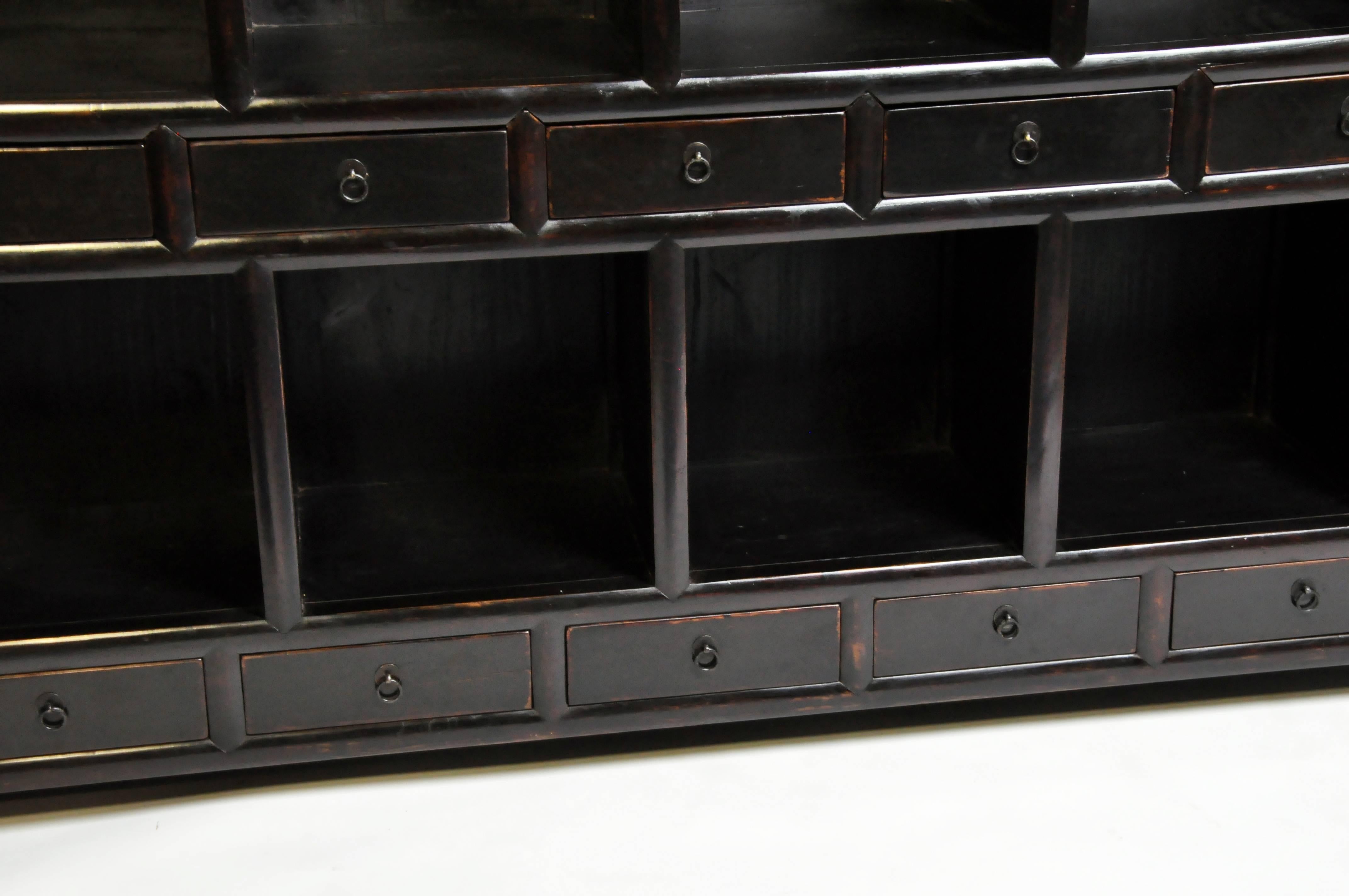 Impressive Chinese Display Cabinet with 12 Drawers 7