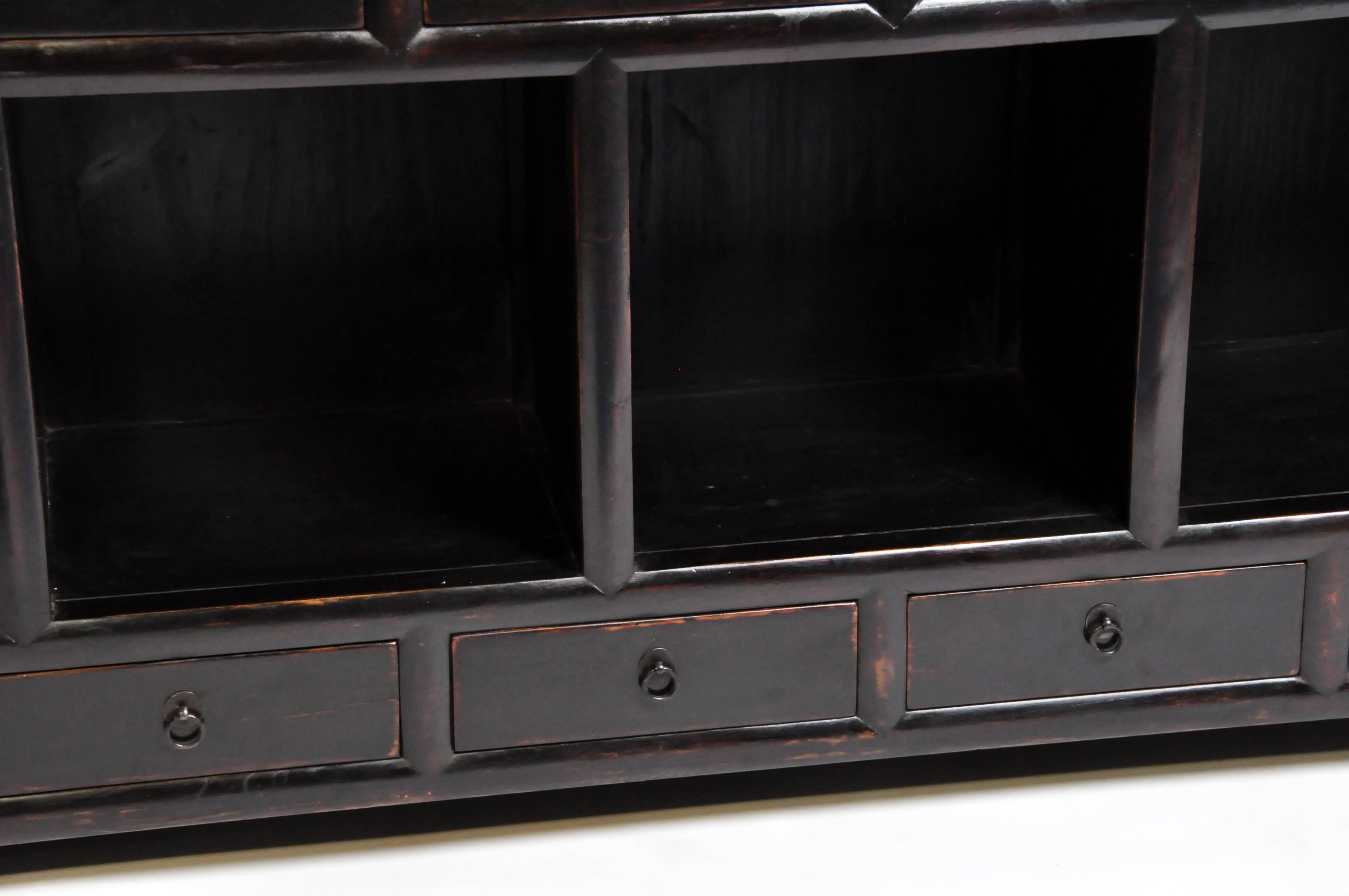 Impressive Chinese Display Cabinet with 12 Drawers 8