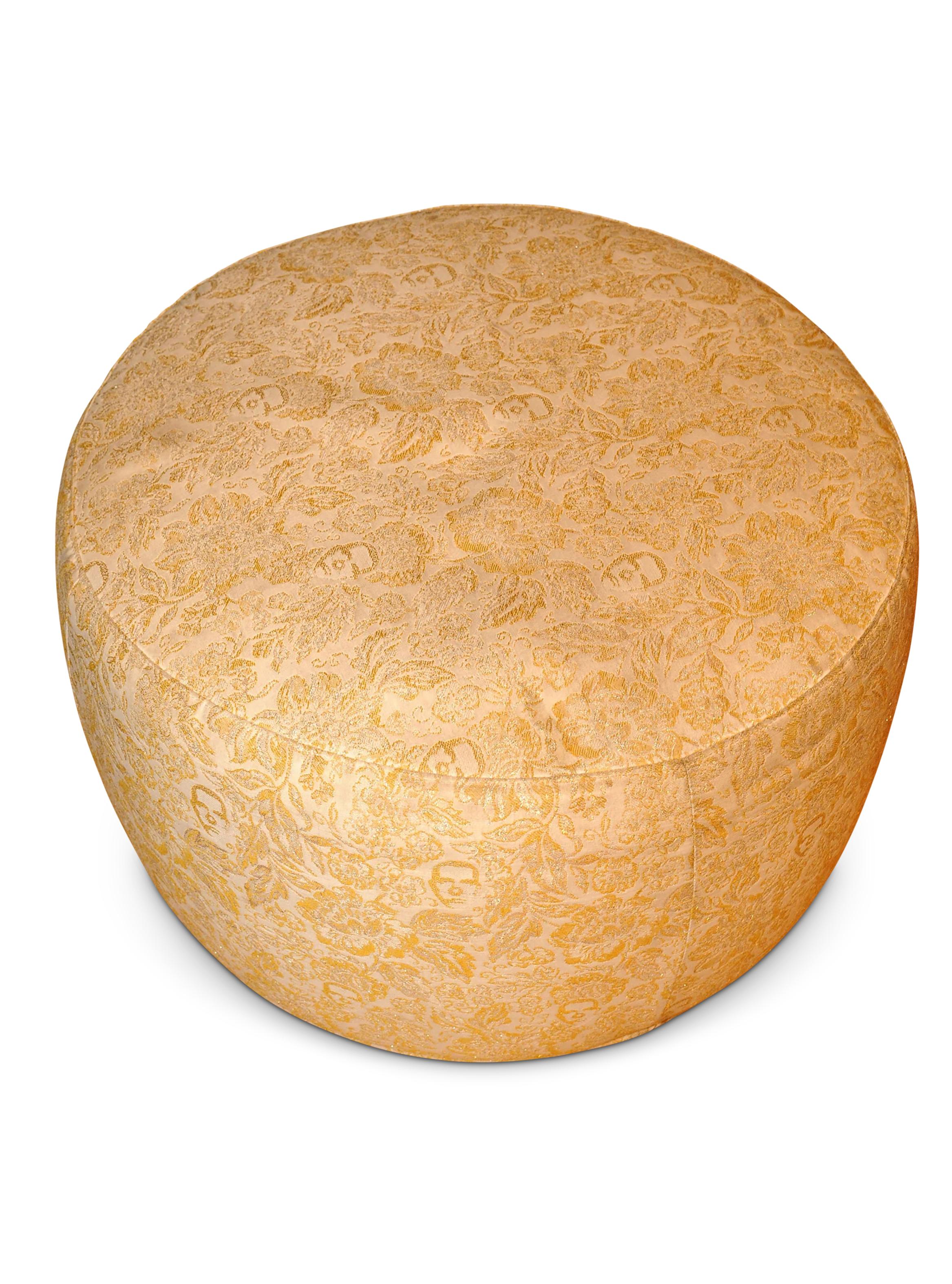 Dutch Impressive Circular Embroidered Pouffe by Designer Marcel Wanders for Moooi For Sale