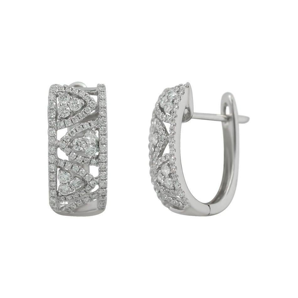 For Sale:  Impressive Classic Diamond White Gold Ring 2