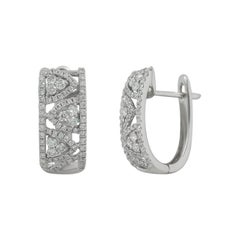 Impressive Classic Diamond White Gold Ring