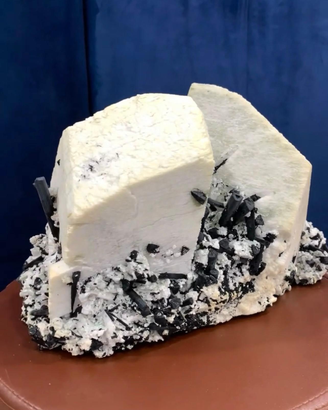 Other Impressive Cluster Of Huge Microcline Feldspar With Black Tourmaline For Sale