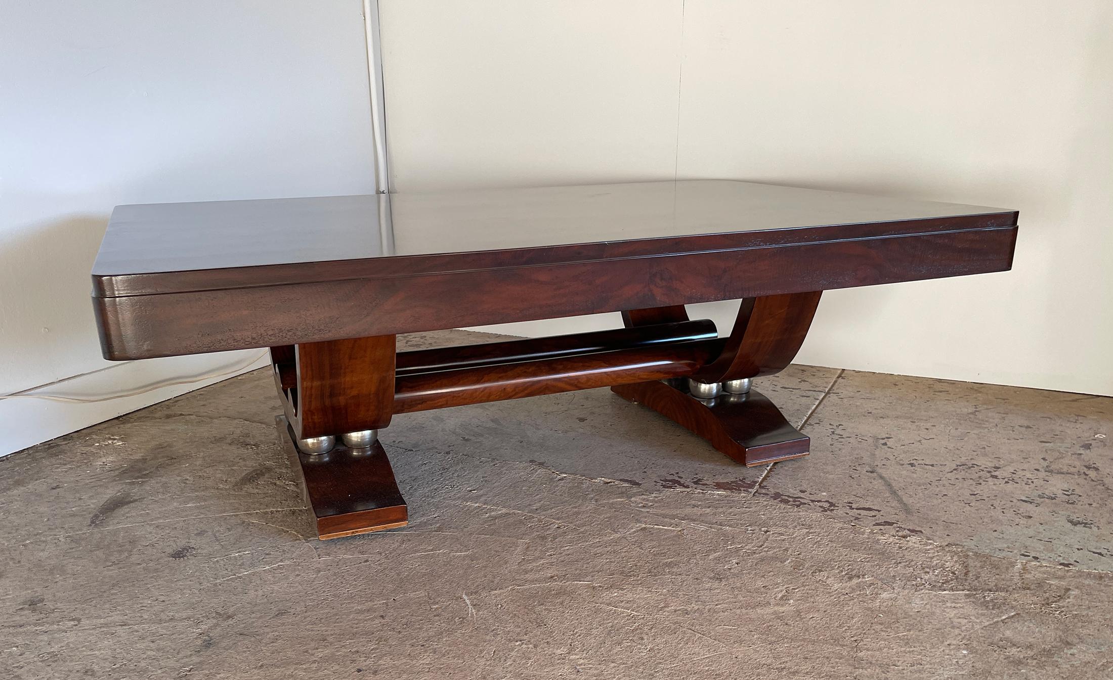 Mid-20th Century French Art Deco Coffee Table 1930-1940, Rene Prou