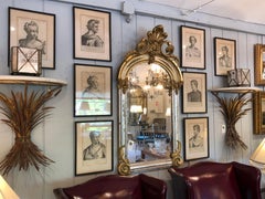 Impressive Collection of 8 Antique Etchings Portraits of Roman Leaders