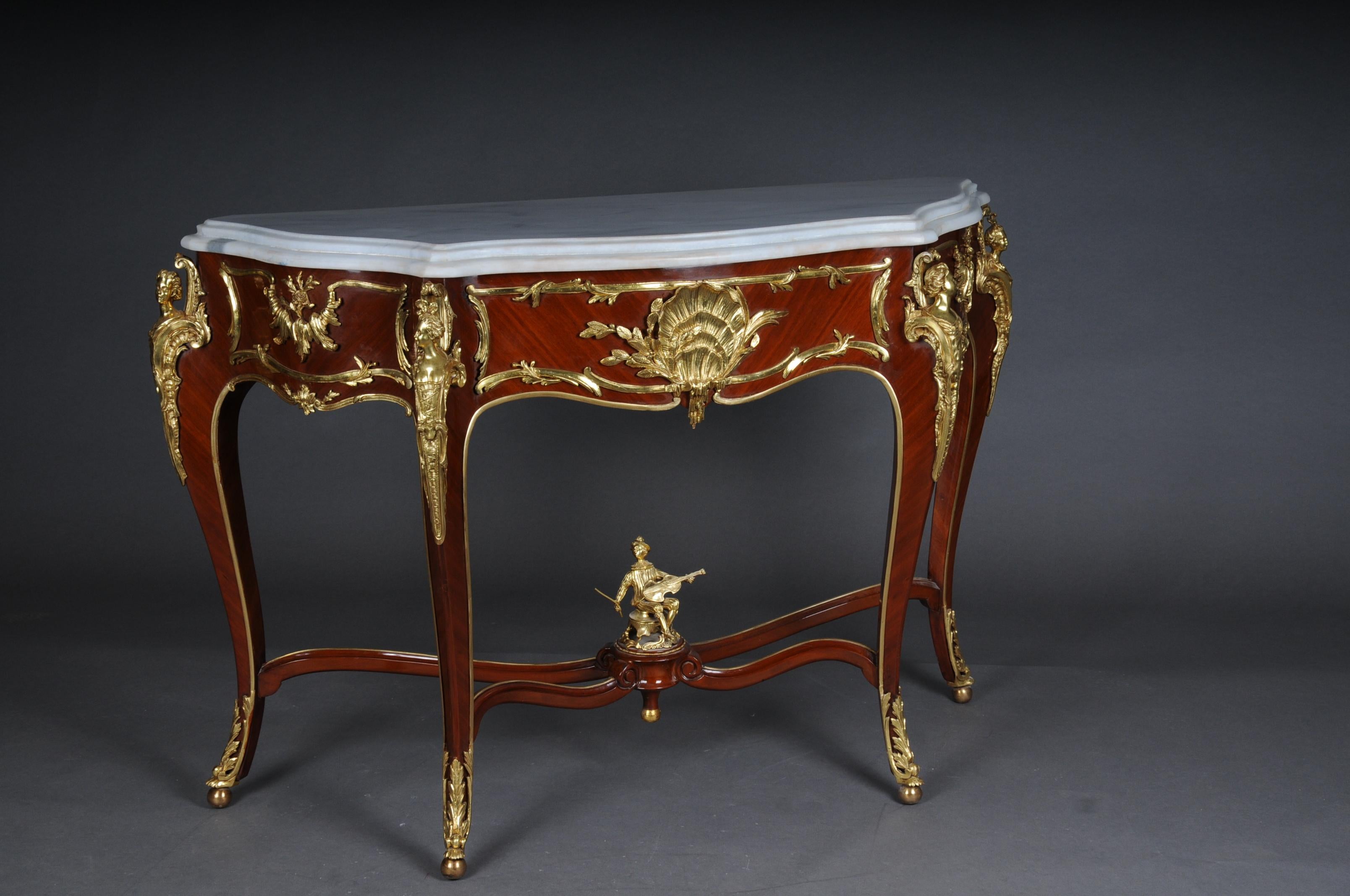 Impressive Console/Sideboard in the Louis XV after Francois Linke, Paris For Sale 5