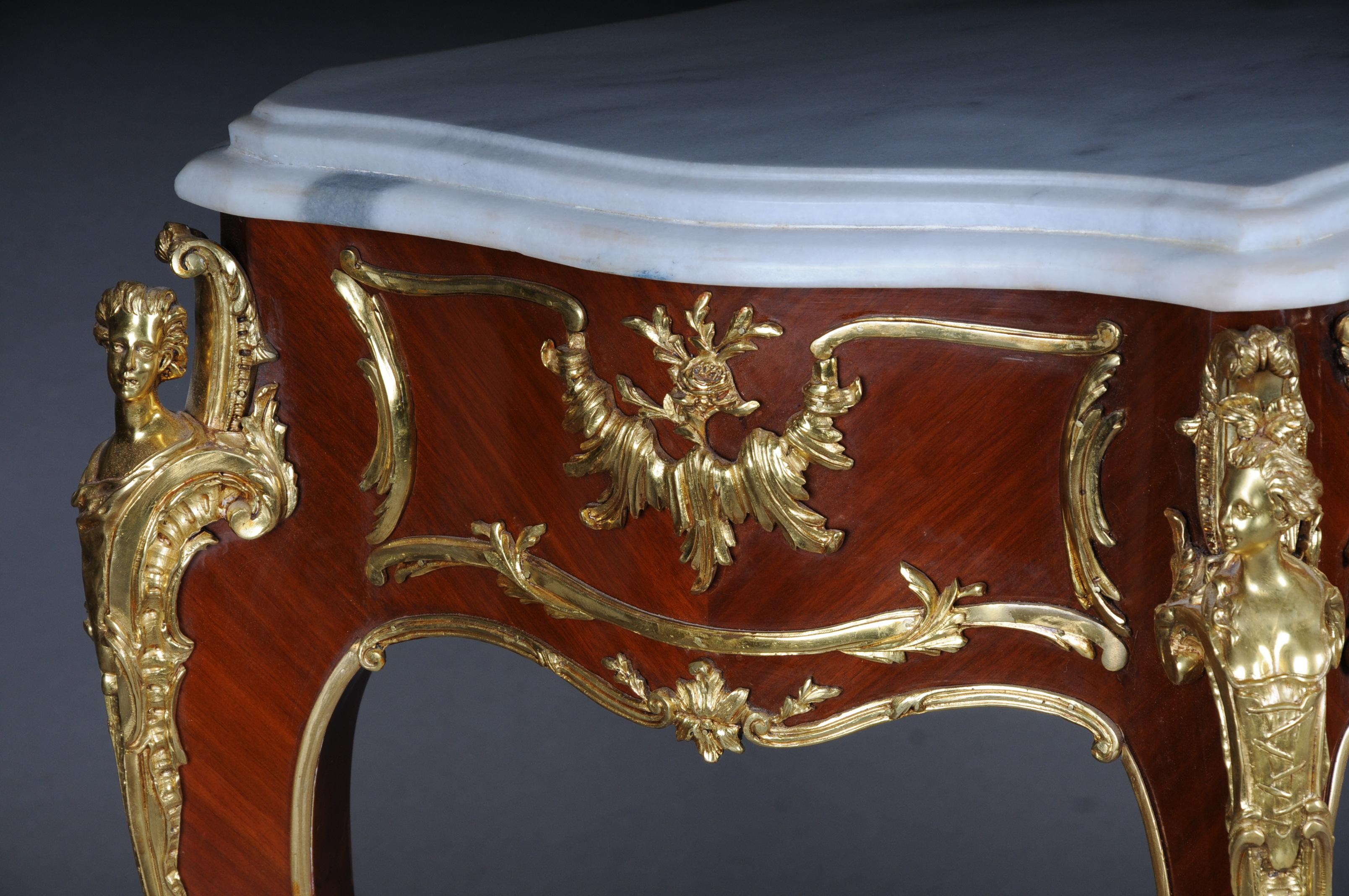 Impressive Console/Sideboard in the Louis XV after Francois Linke, Paris For Sale 7