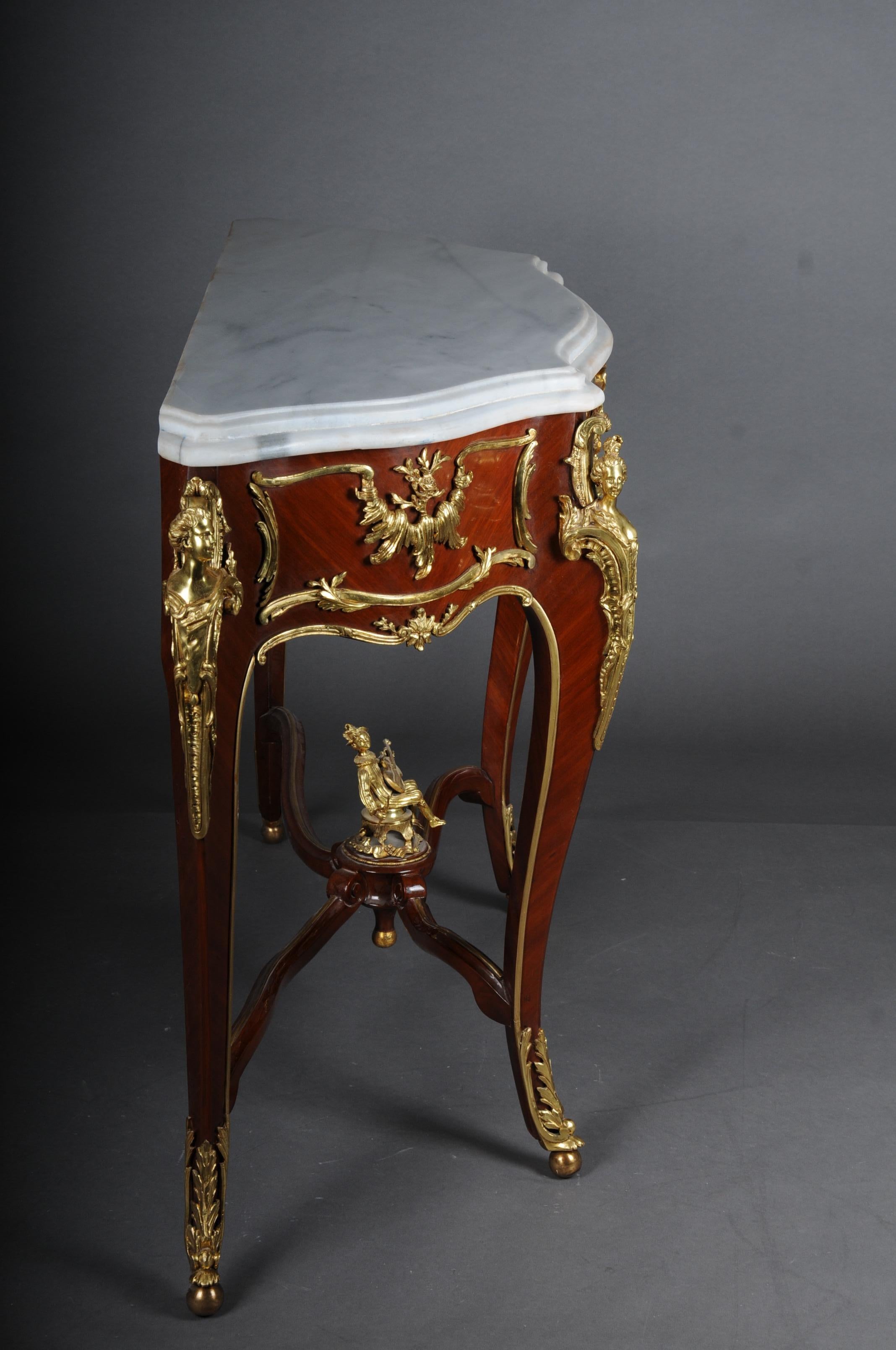 Impressive Console/Sideboard in the Louis XV after Francois Linke, Paris For Sale 10