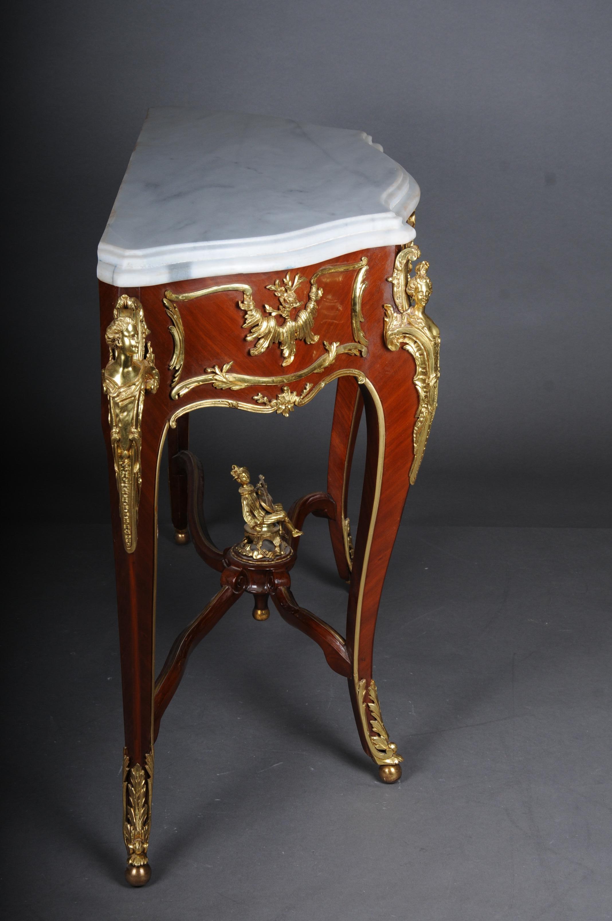 Impressive Console/Sideboard in the Louis XV after Francois Linke, Paris For Sale 12