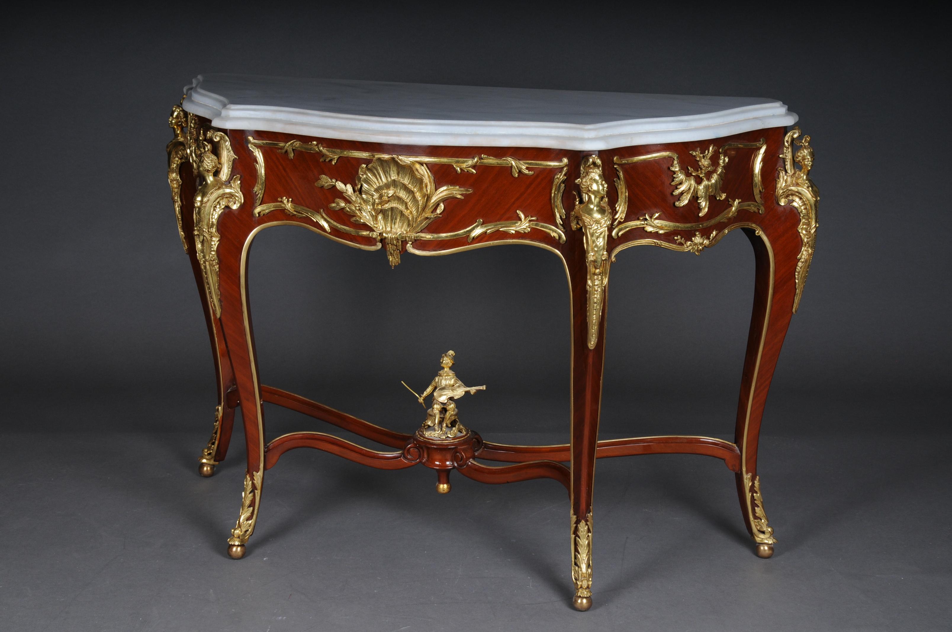 Impressive Console/Sideboard in the Louis XV after Francois Linke, Paris For Sale 15