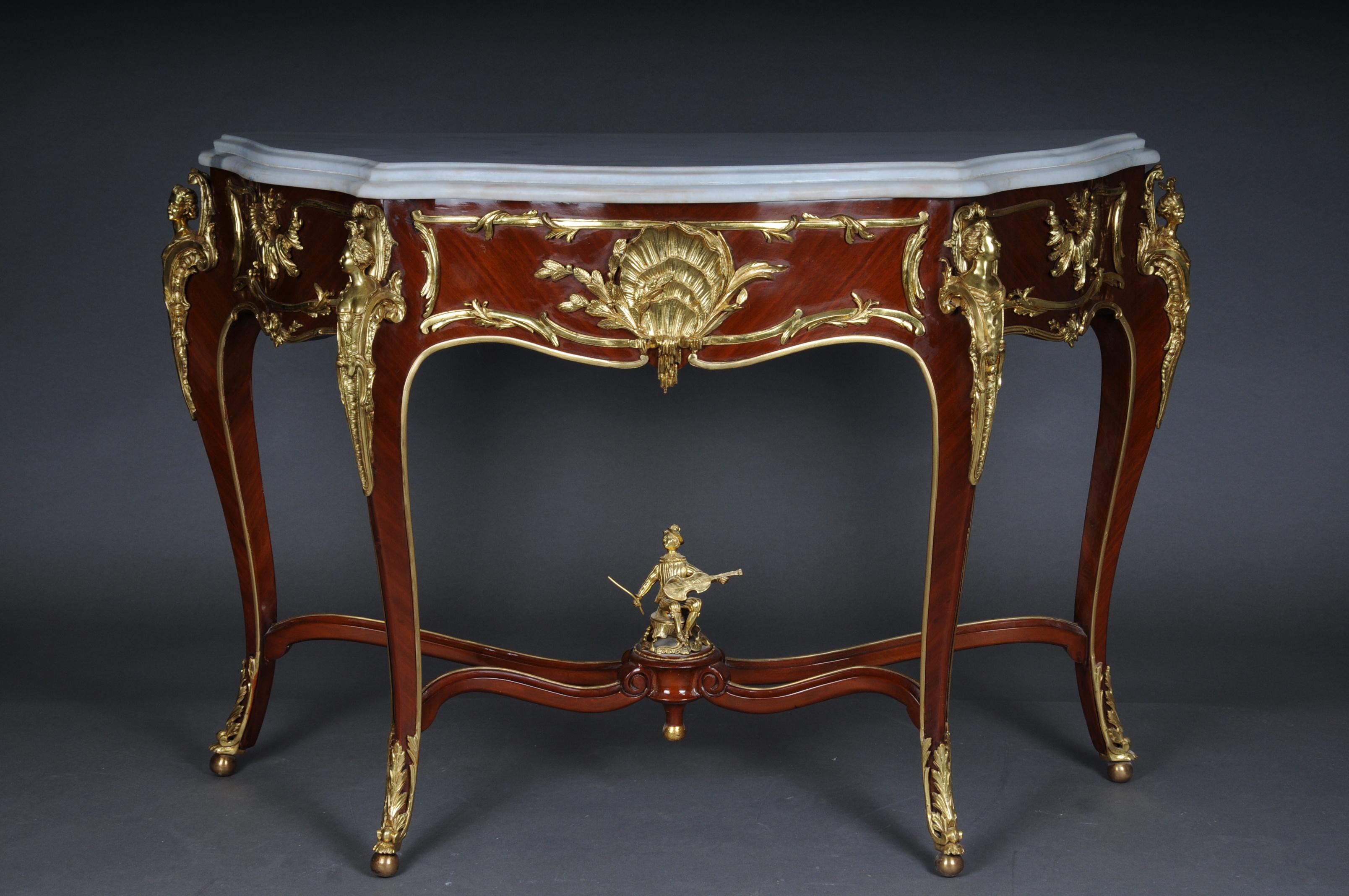 Impressive Console/Sideboard in the Louis XV after Francois Linke, Paris In Good Condition For Sale In Berlin, DE