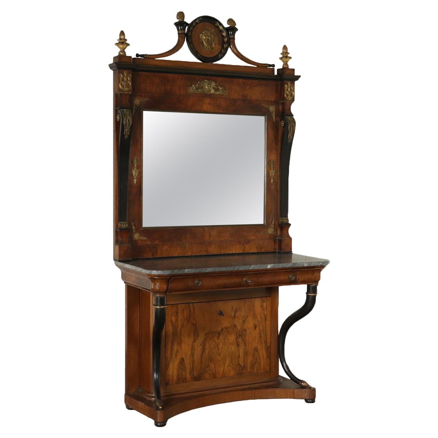 Impressive Console with Mirror, Italy, Second Quarter of the 1800s