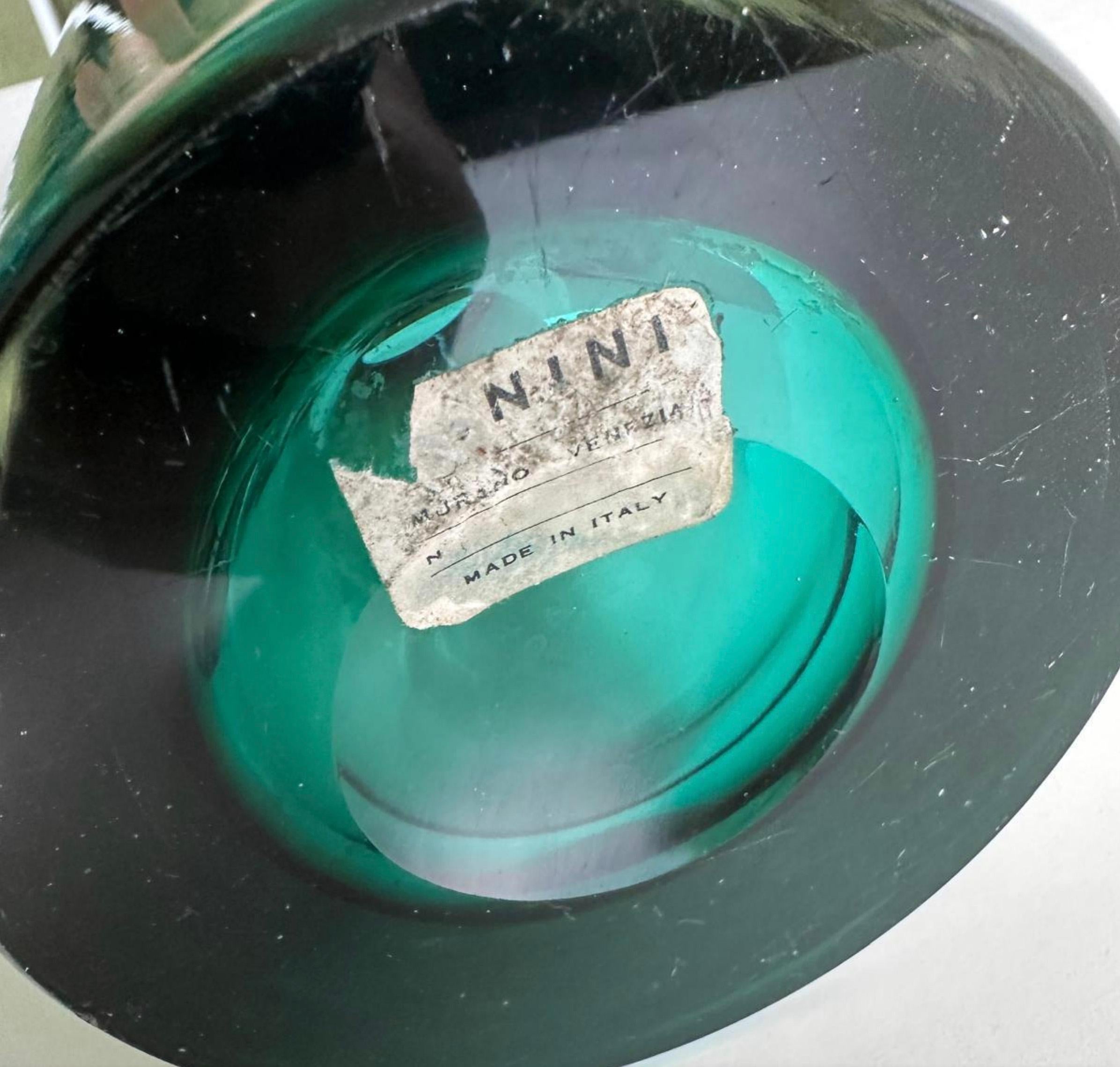 Beeindruckende Zylindrische Vase von Venini, Italien 1950-1960 im Zustand „Gut“ im Angebot in Renens, CH