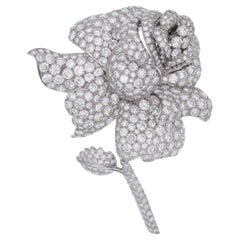 Impressionante! Spilla "Fiore" di diamanti