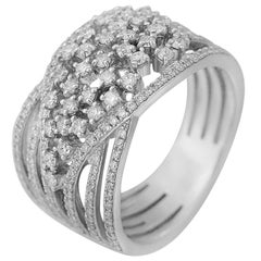 Impressive Diamond White Gold Ring