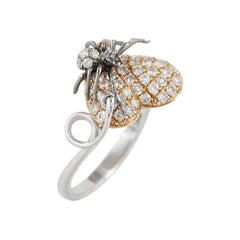 Impressive Diamond Yellow Gold Ring
