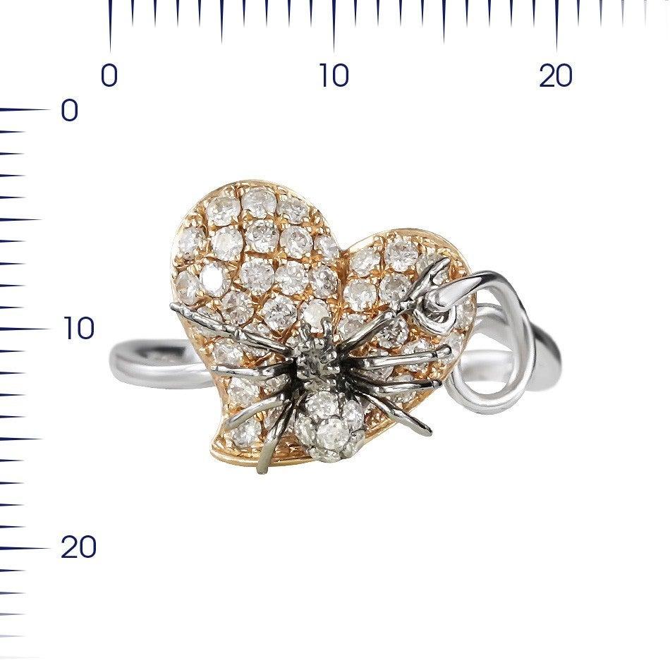 For Sale:  Impressive Diamond Yellow Gold Ring 4