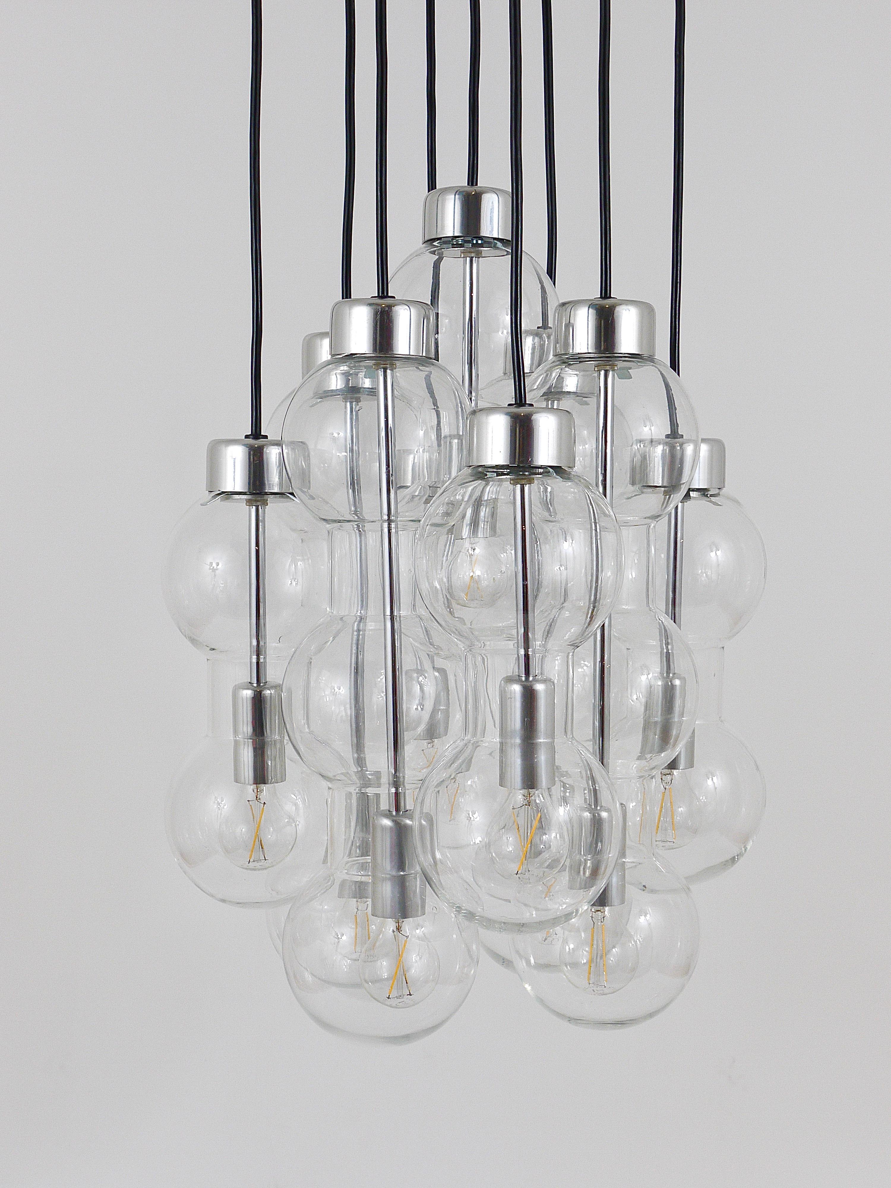 Impressive Doria Cascading Hourglass Chandelier, Space Age, Germany, 1960s For Sale 5