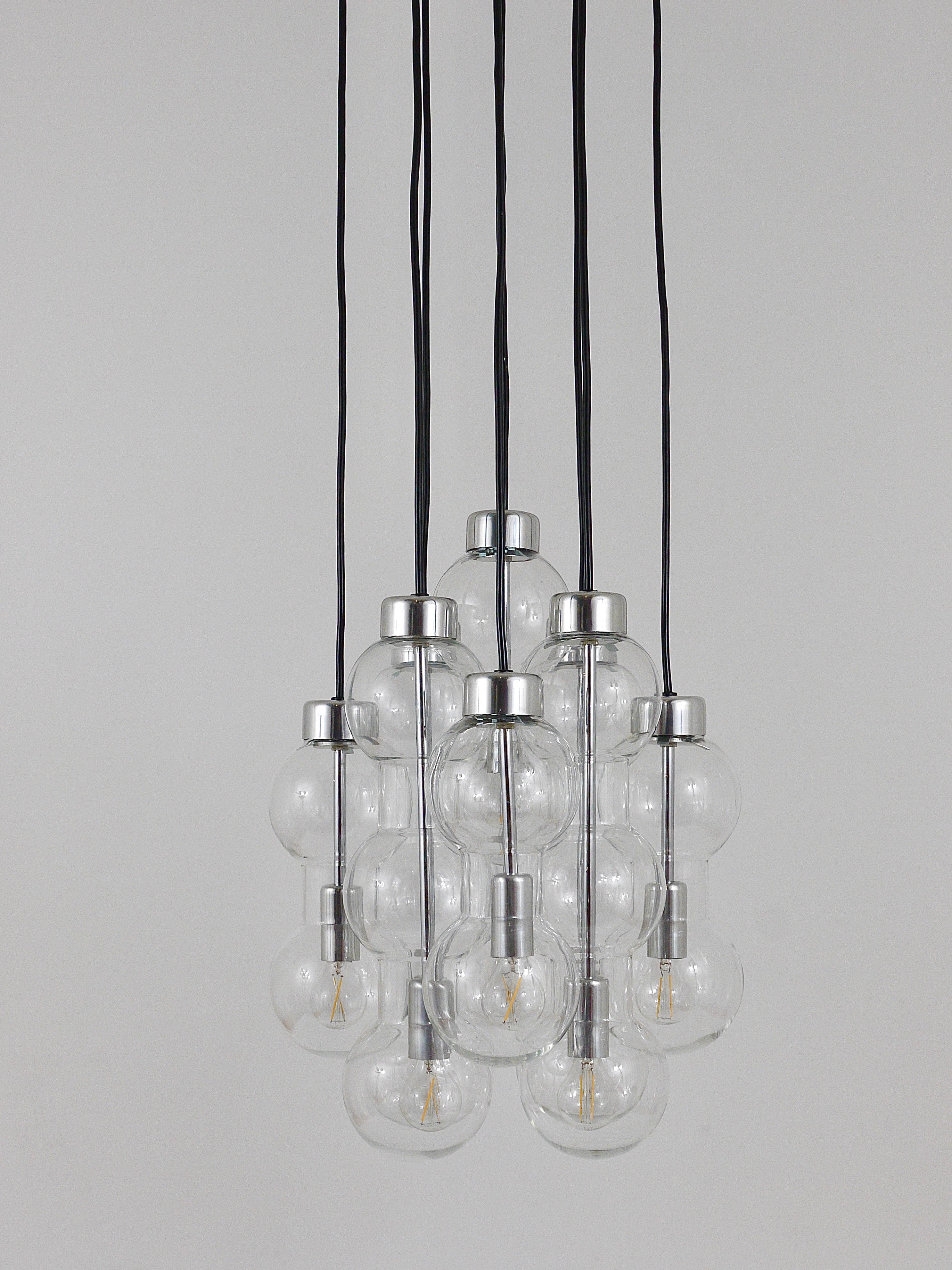 Impressive Doria Cascading Hourglass Chandelier, Space Age, Germany, 1960s For Sale 7