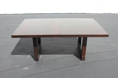 Impressive 1950s Edward J. Wormley for Dunbar Large Dark Mahogany Dining Table