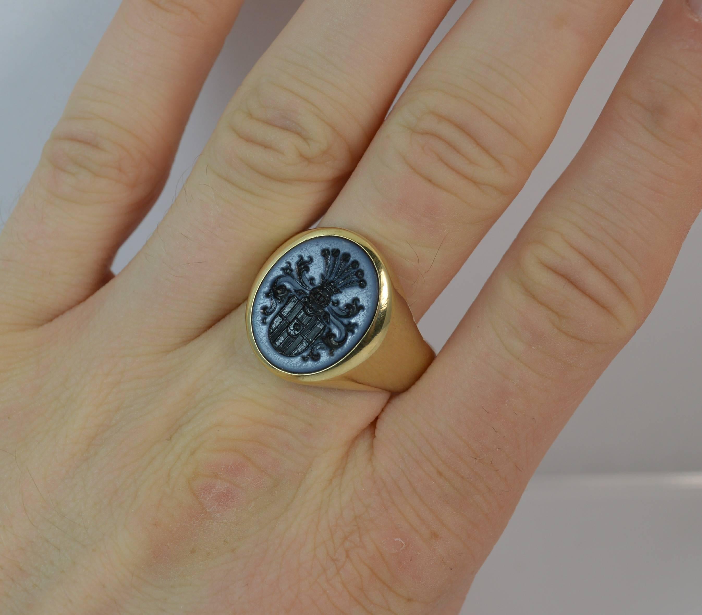 agate signet ring
