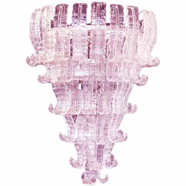 Impressive Felci Murano Glass Chandelier, Italy, 1980s For Sale 10