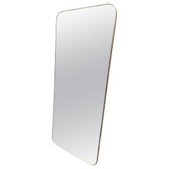 Impressive Figure Brass Mirror-Midcentury, Italy