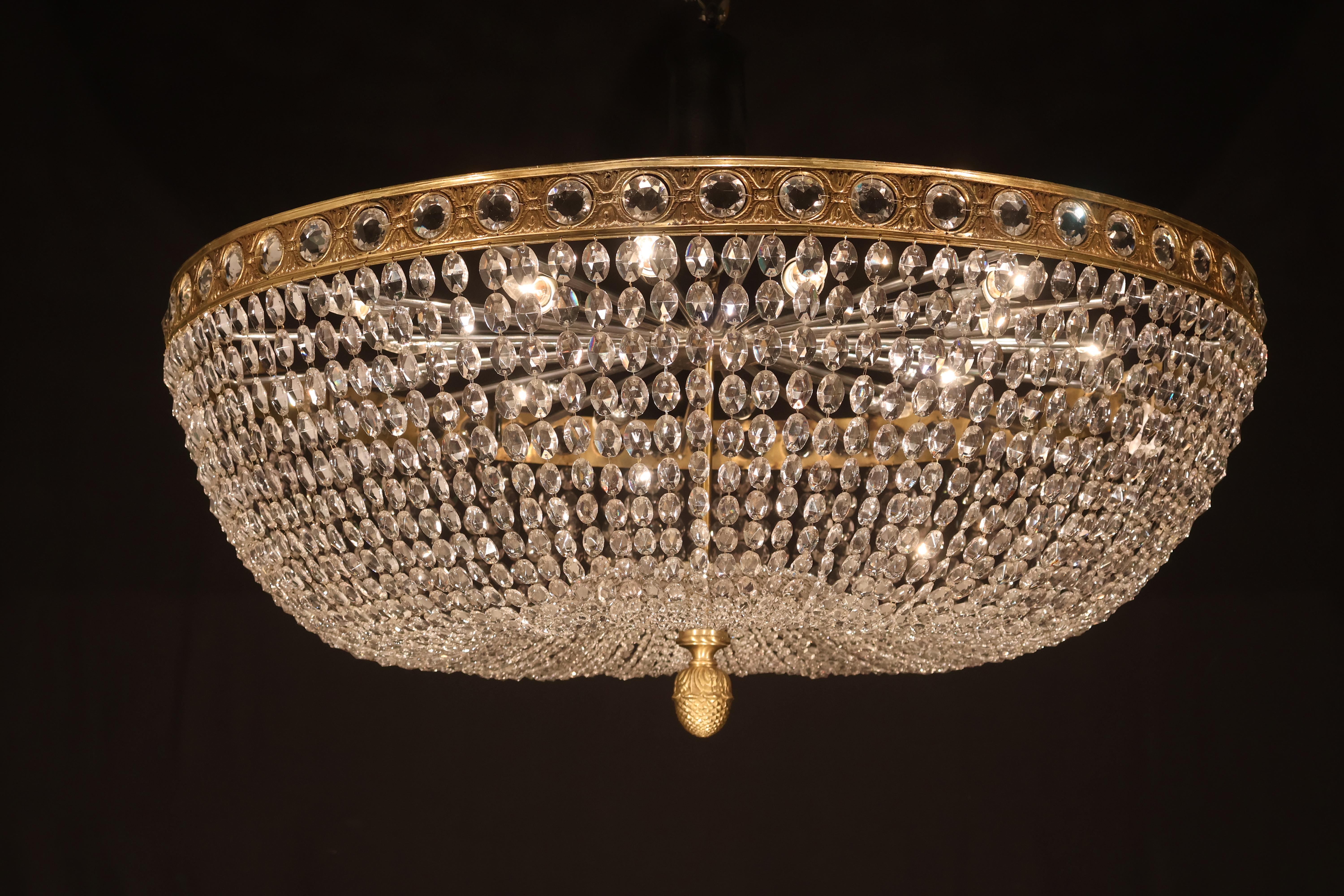 Impressive Flush Mounted Chandelier For Sale 3